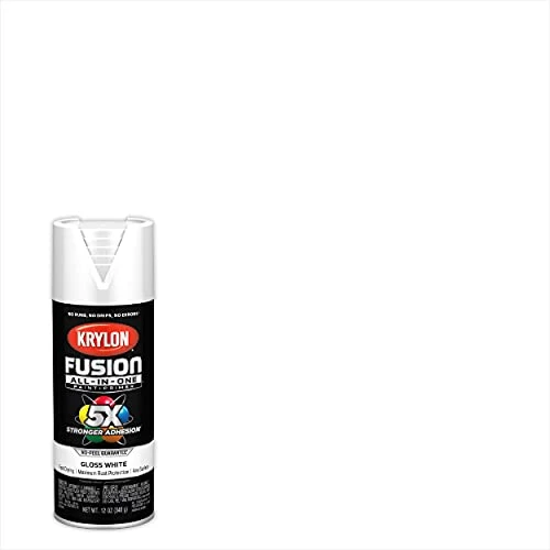 Krylon Fusion K02727007 All-In-1 Spray Paint for Indoor/Outdoor Use, Gloss White — product image 2