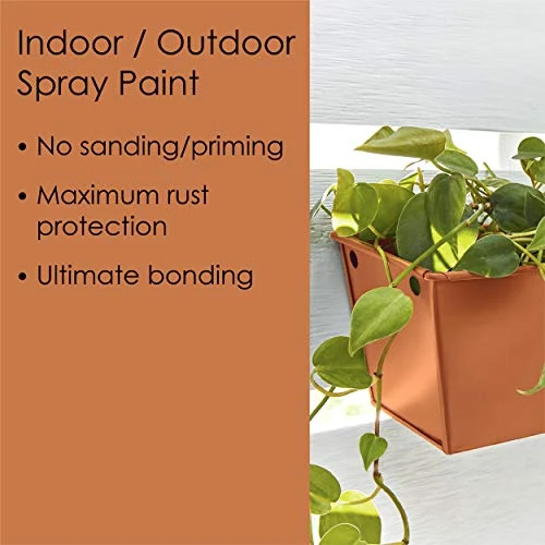 Krylon Fusion K02750007 All-In-1 Spray Paint for In/Outdoor Satin Spiced Orange — product image 3