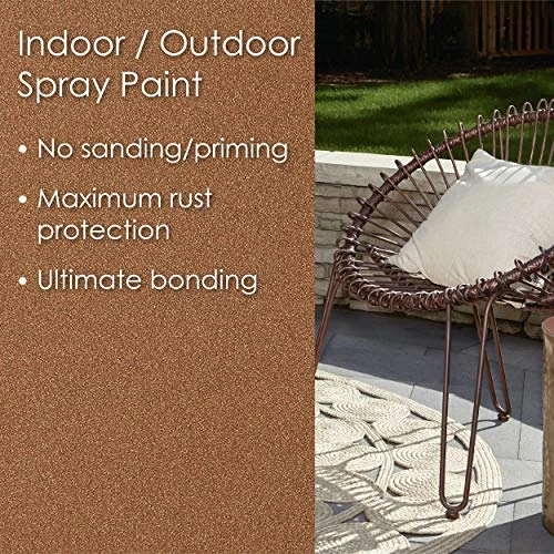 Krylon Fusion K02768007 All-In-1 Spray Paint for Indoor/Outdoor, Metallic Copper — product image 3