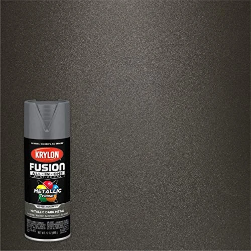 Krylon Fusion K02769007 All-In-1 Spray Paint for In/Outdoor, Metallic Metal 12Oz — product image 2