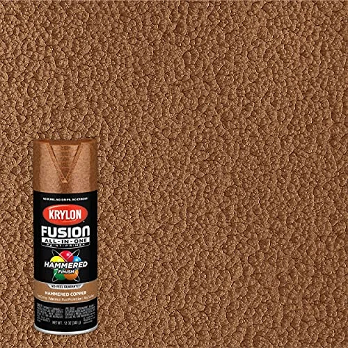 Krylon Fusion K02786007 All-In-1 Spray Paint for In/Outdoor Hammered Copper 12Oz — product image 2
