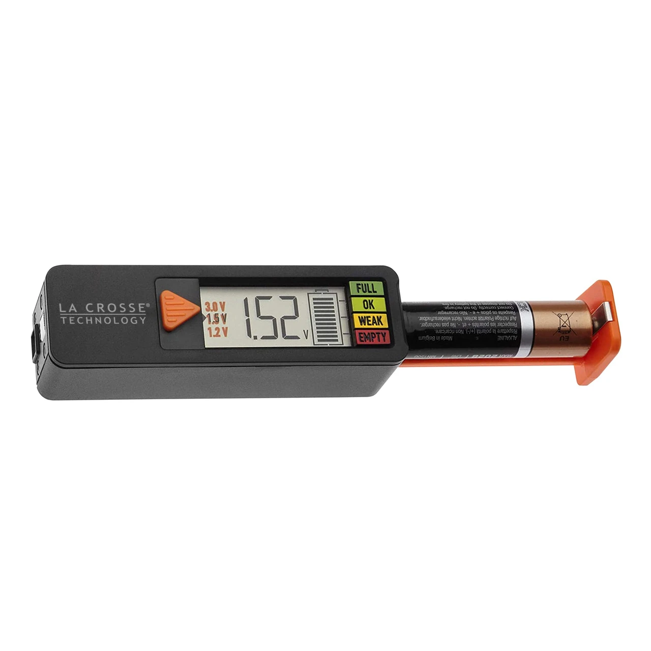 La Crosse Technology Battery Tester - Individually Wrapped (911-65557-INT) — product image 2
