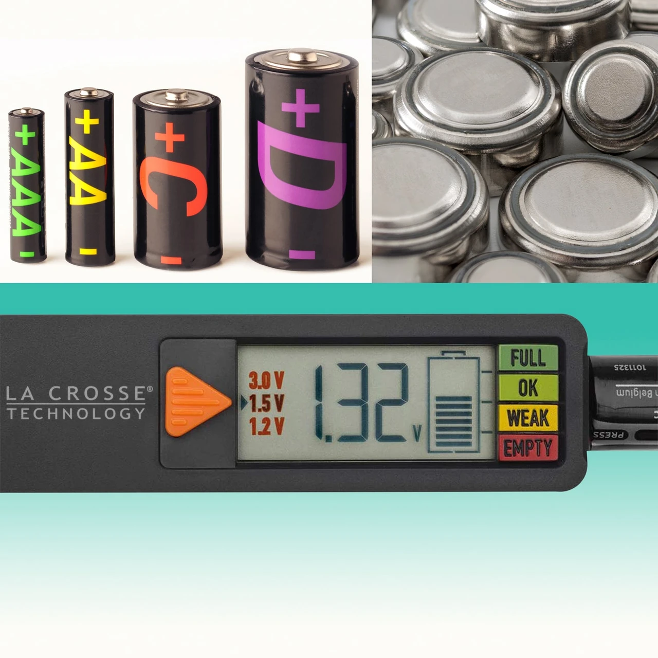 La Crosse Technology Battery Tester - Individually Wrapped (911-65557-INT) — product image 5
