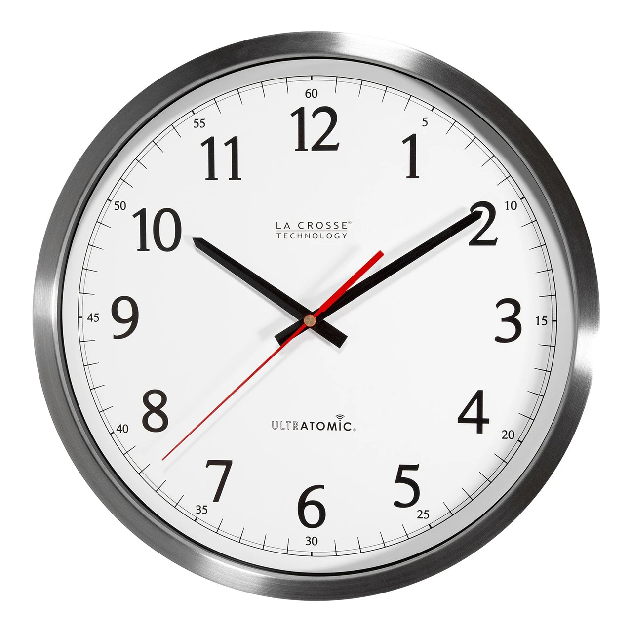 La Crosse Technology UltrAtomic Analog Wall Clock - Plastic (404-1235UA-PL)