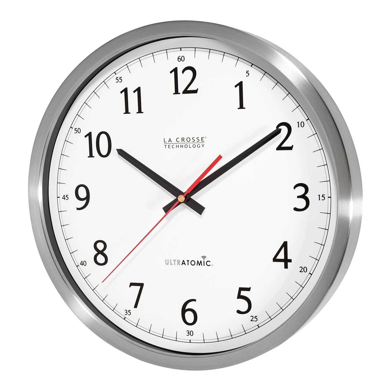 La Crosse Technology UltrAtomic Analog Wall Clock - Plastic (404-1235UA-PL) — product image 2