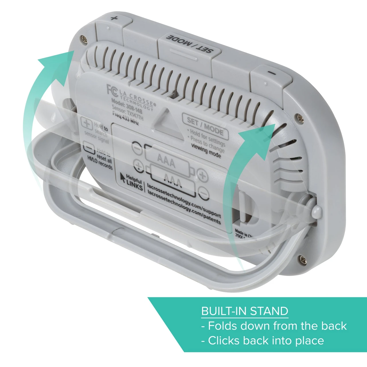 La Crosse Technology Wireless Temperature & Humidity Station (308-148) — product image 5