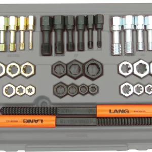 Lang Tools 40-Piece SAE & Metric Thread Restorer Kit (972)