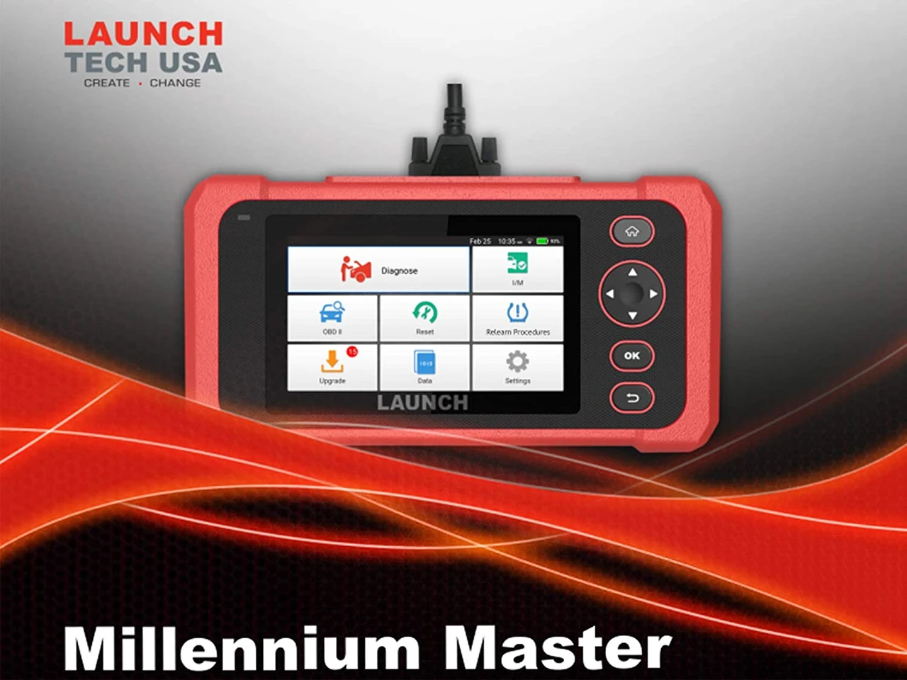 Launch USA Millennium Master 5-Inch Touchscreen OBDII Diagnostic Tool (301050455) — product image 2