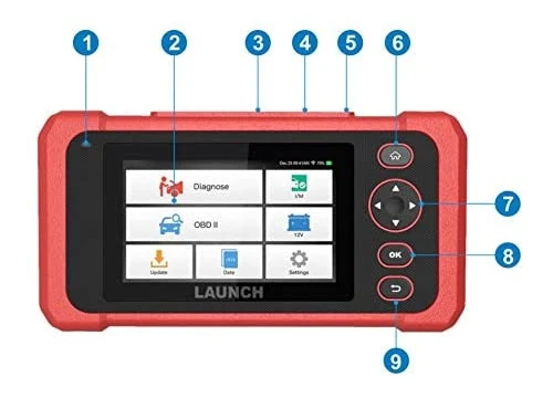 Launch USA Millennium Master 5-Inch Touchscreen OBDII Diagnostic Tool (301050455) — product image 3