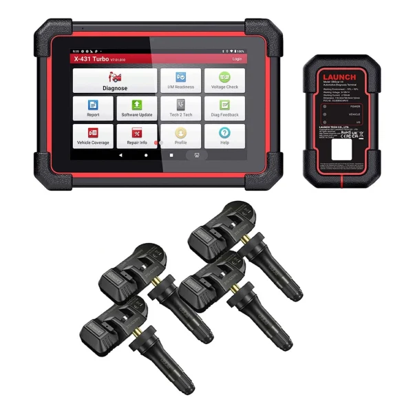 Launch X-431 Turbo III Diagnostic Tool with Free Tool & Sensors (321195201) + Free Tool