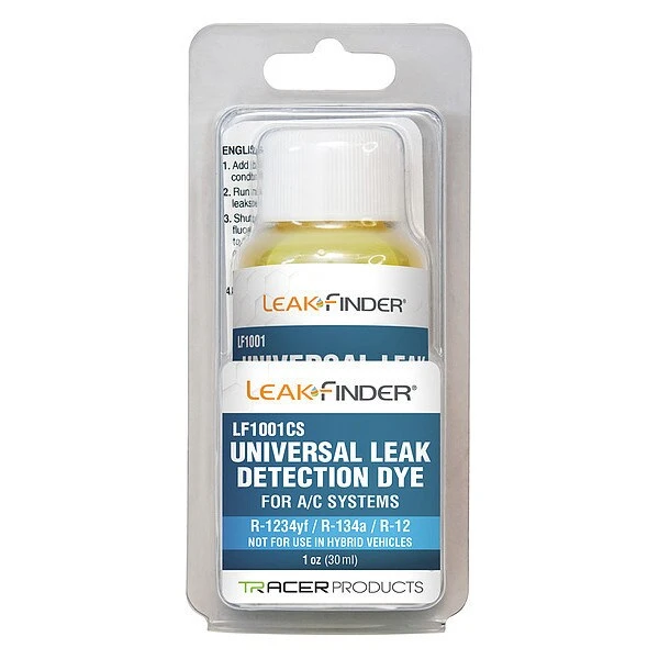Tracerline LeakFinder 1oz Bottle Universal A/C Dye (LF1001CS)