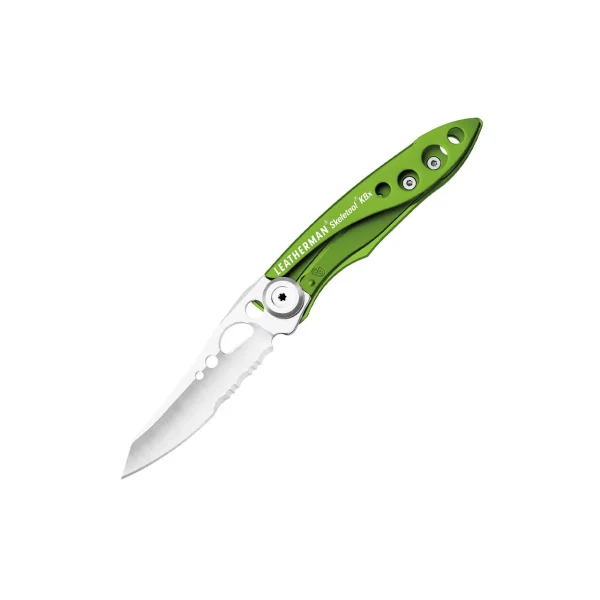 Leatherman 832384 Skeletool KBx Folding Knife 2.6" Blade, Moss Green SS Handles