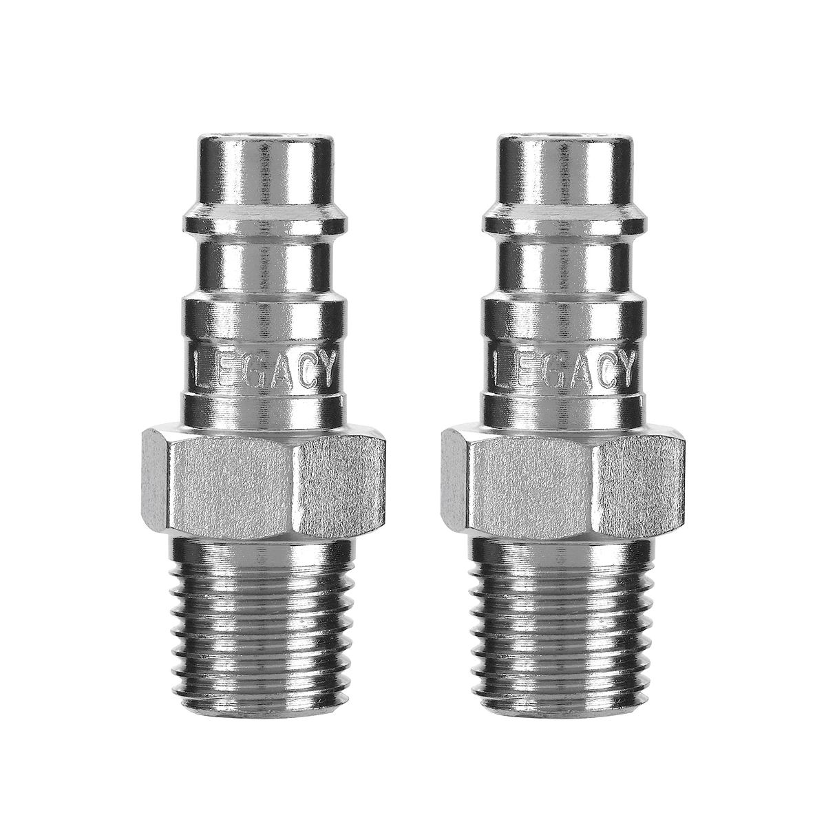 Flexzilla Pro High Flow Plug 1/4 MNPT 1/4 Body 2-Pack (A53440FZ)