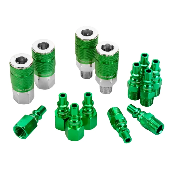 Legacy A71458B B 14Pc 1/4" Green Coupler & Plug
