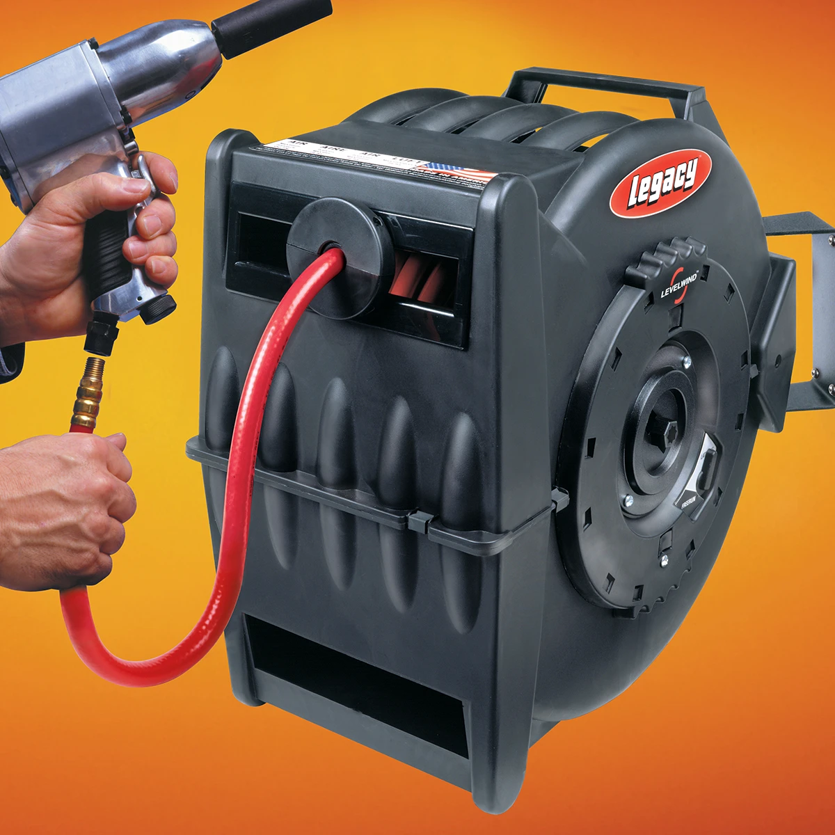 Legacy L8306 3/8 X 75' Air Hose Reel