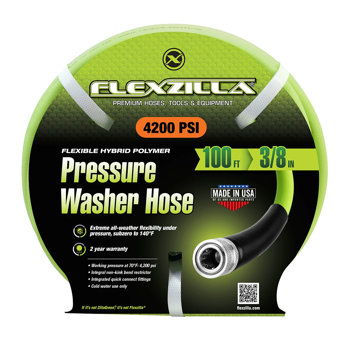 Legacy Manufacturing HFZPW426100Q Pressure Washer Hose 100 ft. — product image 4