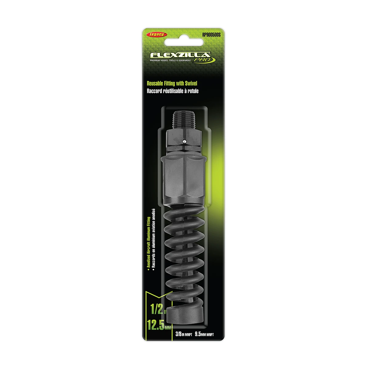 Flexilla Legacy Manufacturing Reusable End Swivel 1/2" Flexilla Pro (RP900500S) — product image 5