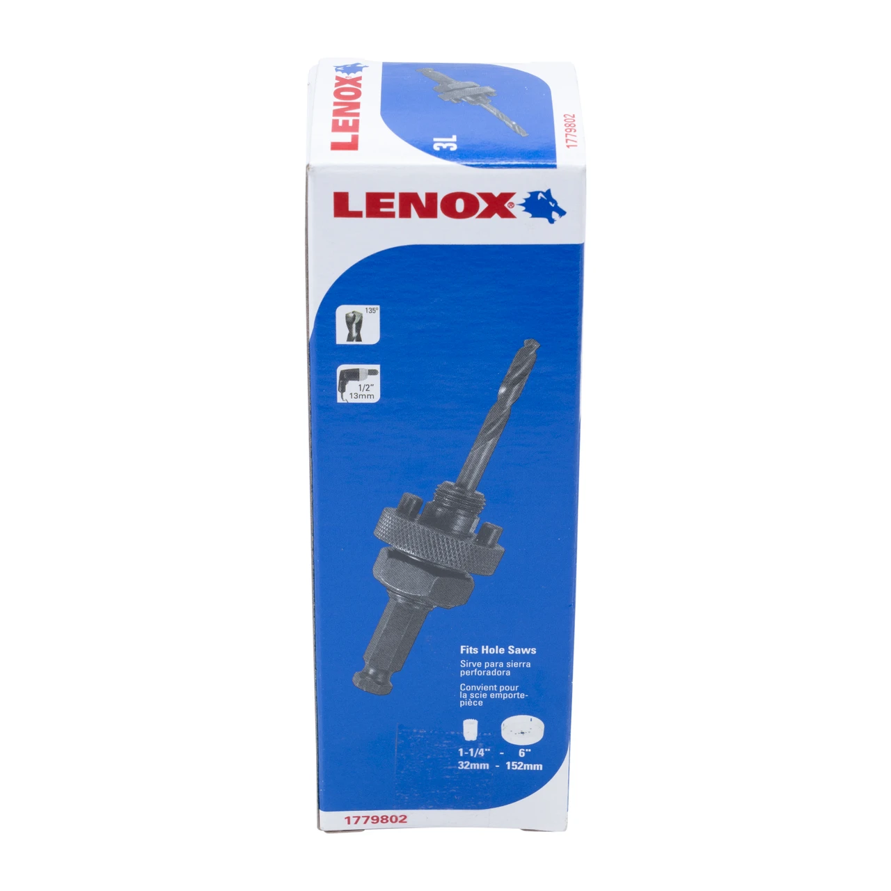 Lenox 1779802 3L Arbor with 3-1/4-Inch Pilot Drill Bit for Hole Saws — product image 4