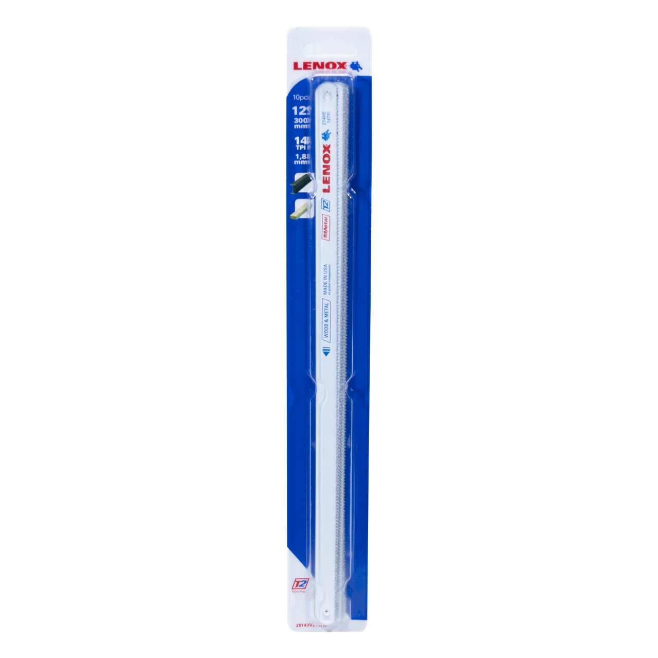 Lenox 20143V214HE Hacksaw Blade, 12-inch, 14 TPI, 10-Pack — product image 2
