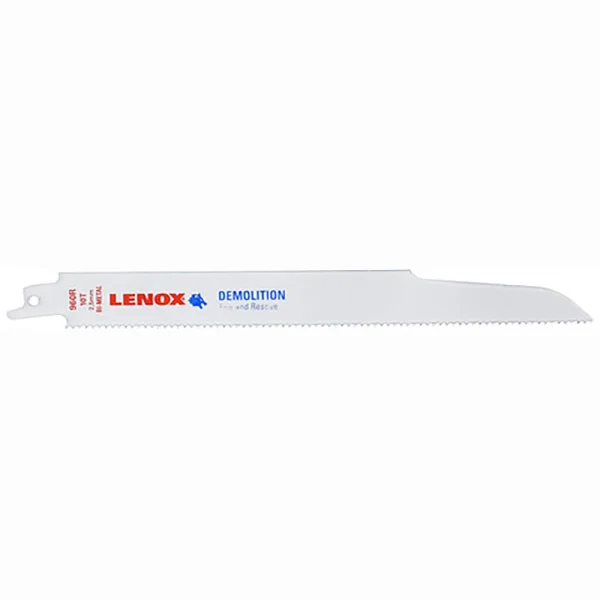 Lenox 20597960R Demolition Reciprocating Saw Blade, Bi-Metal, 9", 10 TPI, 2/PK