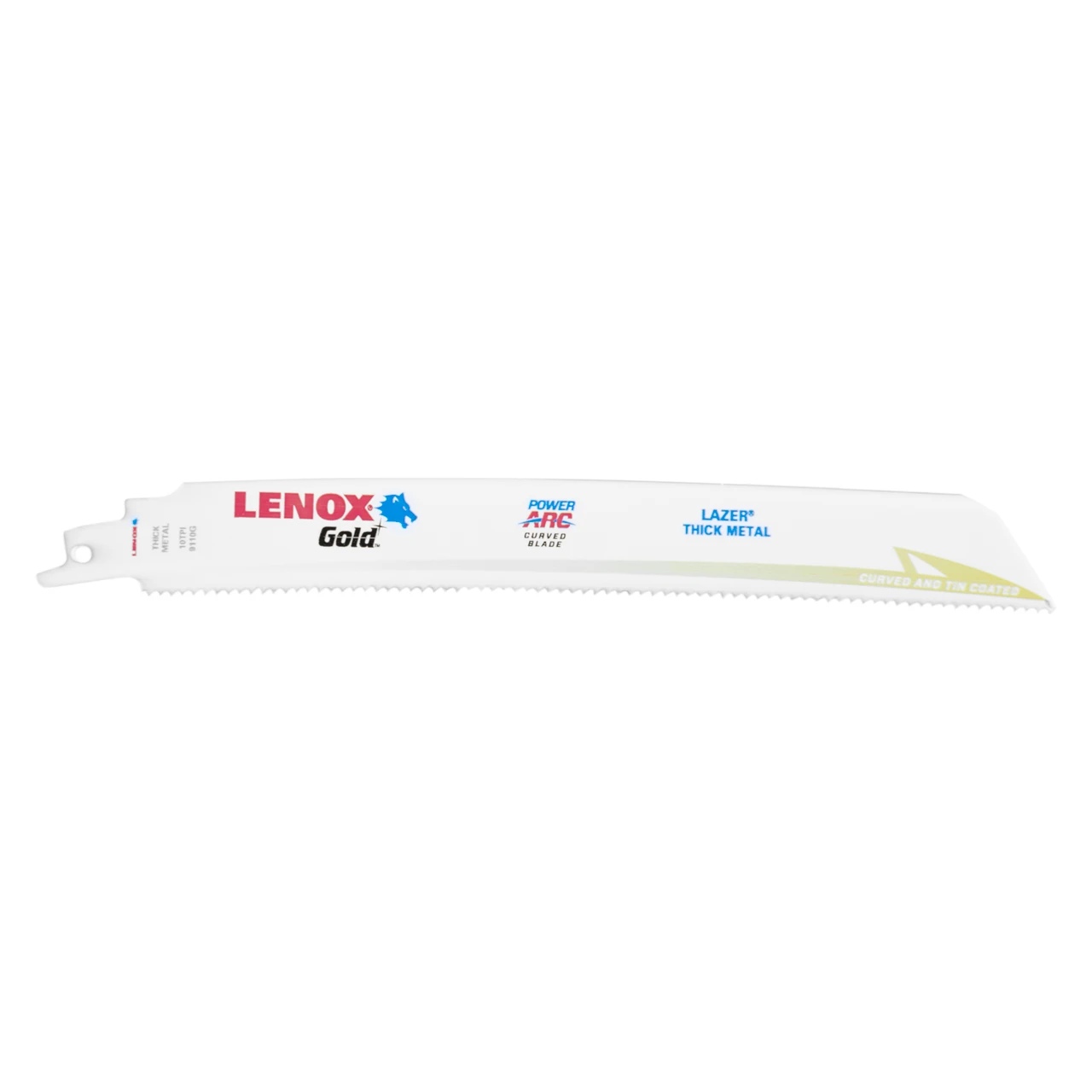 Lenox 21229B9110GR 9" (229mm) 10 Tpi Gold T2 Reciprocating Saw Blade, 25 Pack