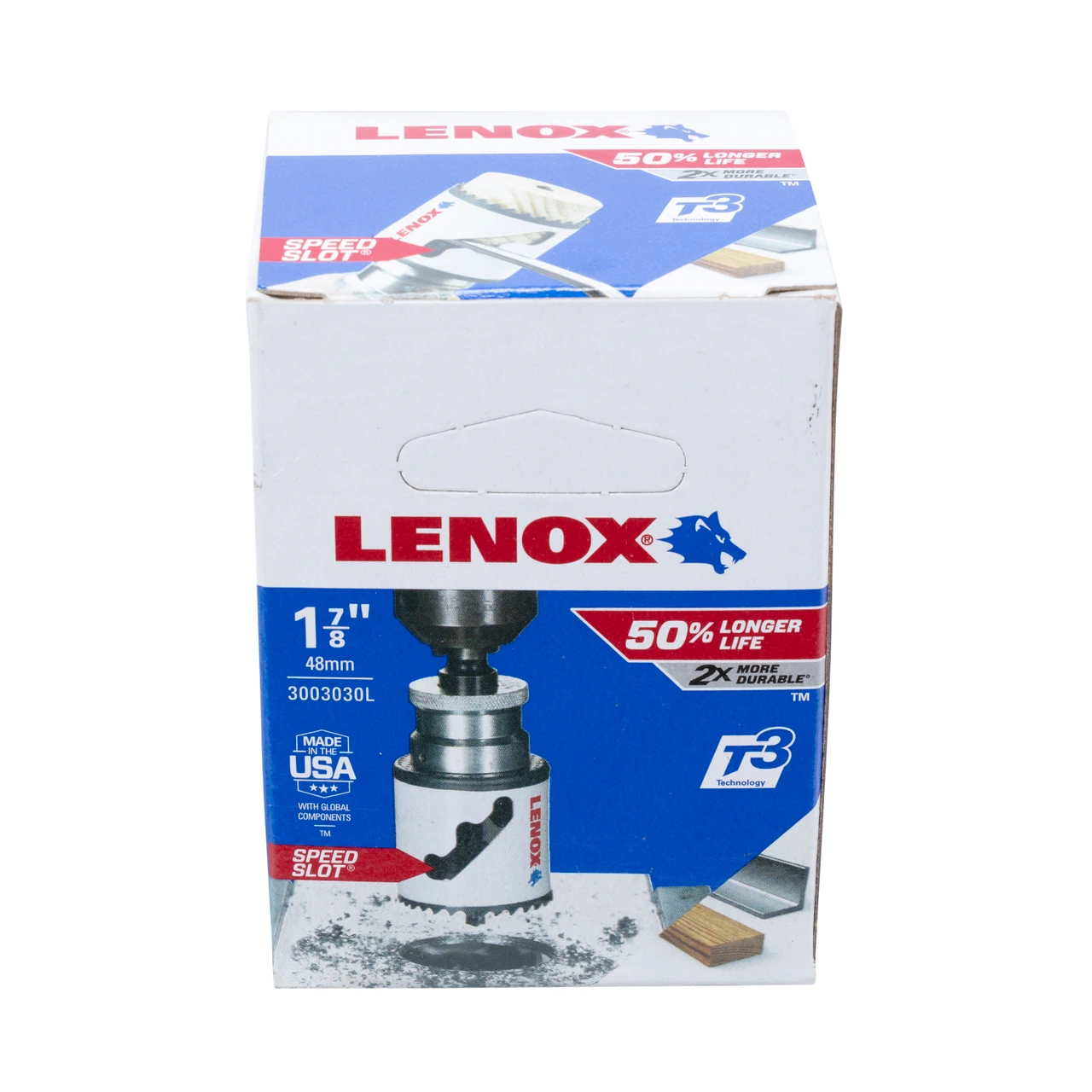 Lenox 3003030L Bi-Metal Speed Slot Hole Saw with T3 Technology, 1-7/8" — product image 4