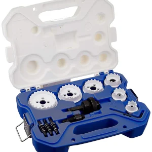 Lenox 30878500CHC Electrician's Carbide Hole Cutter Kit, 15-Piece