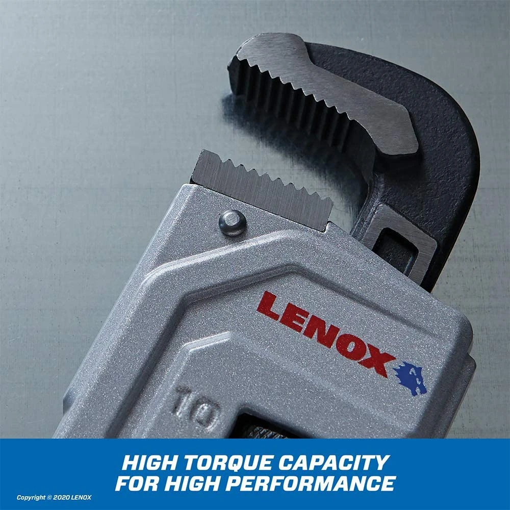 Lenox LXHT90610 10 in. Aluminum Pipe Wrench — product image 3