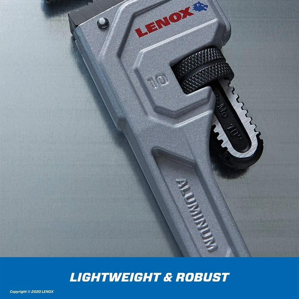 Lenox LXHT90610 10 in. Aluminum Pipe Wrench — product image 5