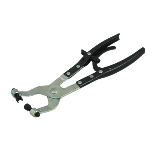Lisle Flat Band Hose Clamp Pliers, Adjustable Offset Jaws (17100)