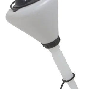 Lisle 19832 Plastic Funnel with Lid and Spout Cap - 1.6 Quart Capacity