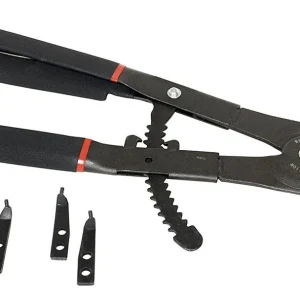 Lisle 1-pack External Snap Ring Ratcheting Pliers (67980)