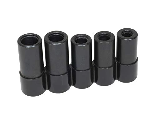 Five Lisle 71670 large tap-holder sockets arranged side by side