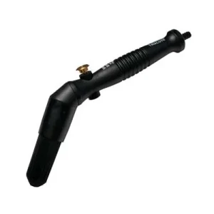 Lisle 89640 black flow-through brush with brass valve control and angled handle