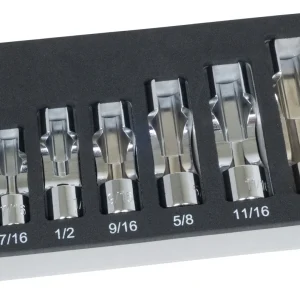 Lisle Sae Flare Nut Socket Set, 7 Pc. (13180)