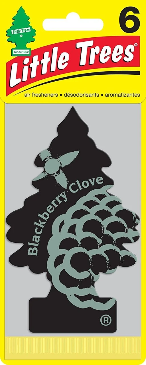 Little Trees Air Fresheners 6-Pack Blackberry Clove