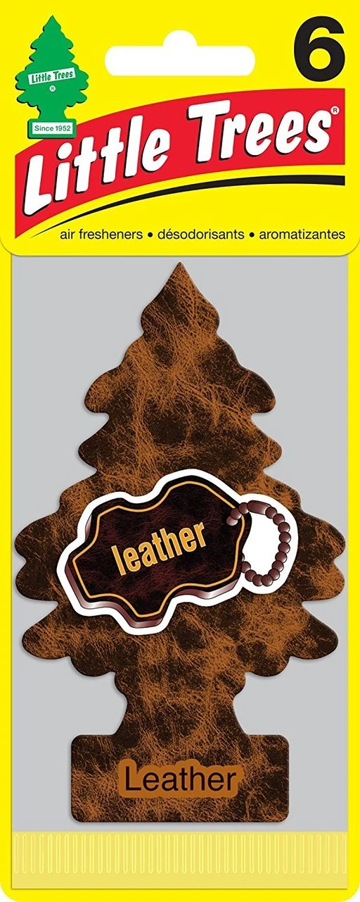 Little Trees Air Fresheners 6-Pack Leather