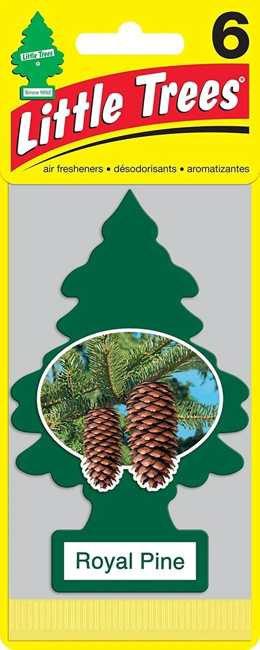 Little Trees Air Fresheners 6-Pack Royal Pine
