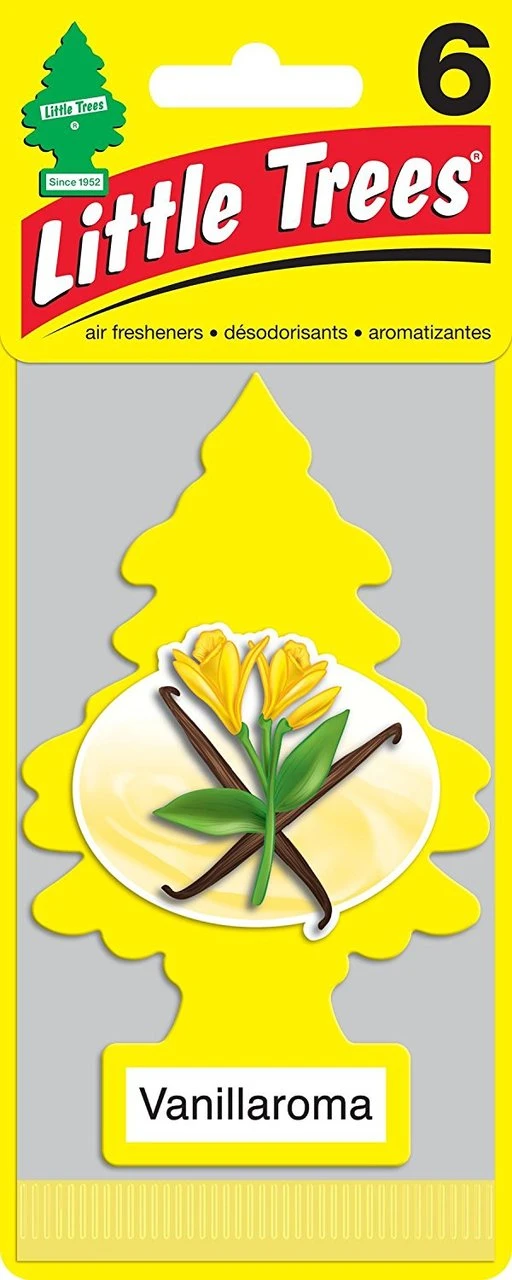 Little Trees Air Fresheners 6-Pack Vanillaroma