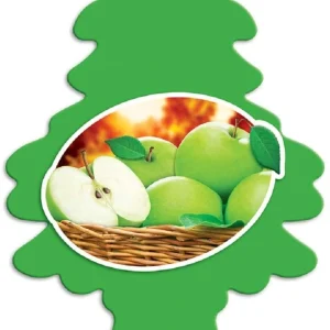 Little Trees U6P-60316 Air Car Freshener Traditional Green Apple, 6-Pack
