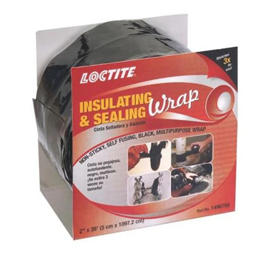 Loctite 2" x 36" Black Insulating & Sealing Wrap (1496756)