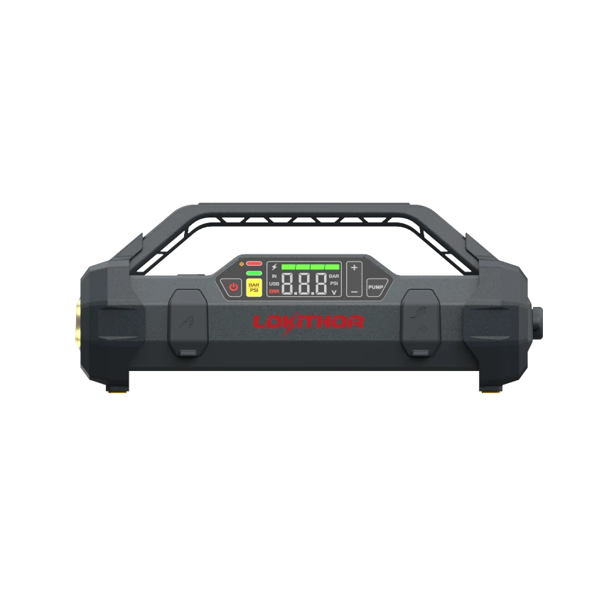 Lokithor 2500A Lithium Jump Starter with 150PSI Air Inflator (JA302) — product image 4