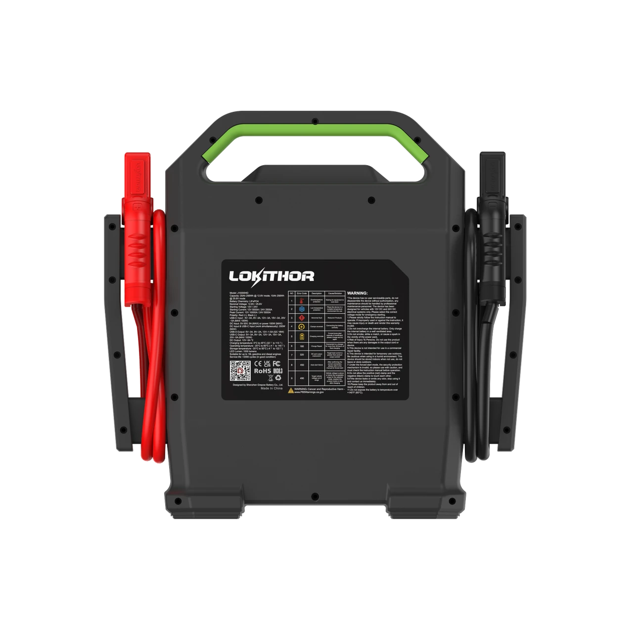 Lokithor LiFePO4 12V 10000A Jump Starter (J10000HD) — product image 4