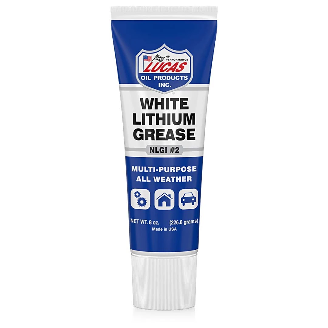 Lucas Oil 10533 White Lithium Grease - 8 Oz. Squeeze Tube