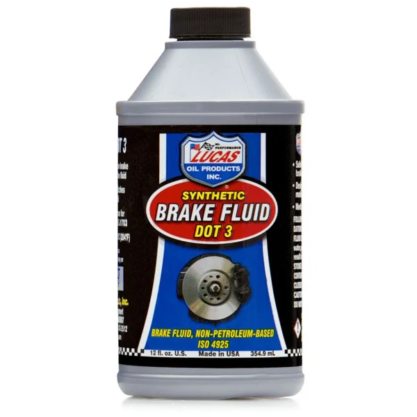 Lucas Oil 10825 Dot 3 Brake Fluid - 12 Oz.