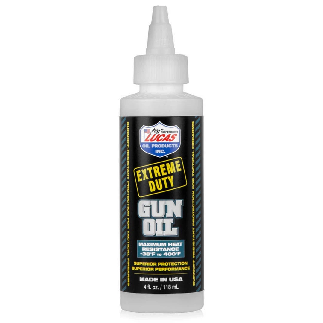Lucas Oil 10877 Extreme Duty Gun Oil - 4 Oz.