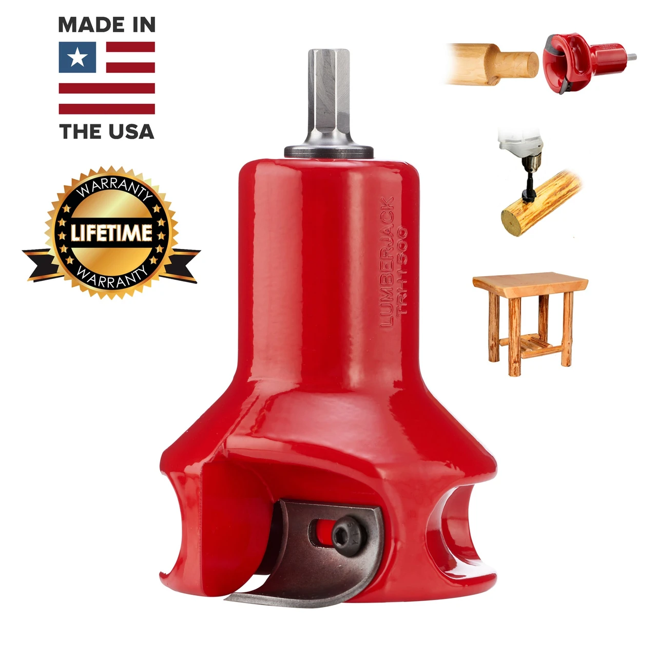 Lumberjack Tools 1-1/2" Home Tenon Cutter (TRH1500)