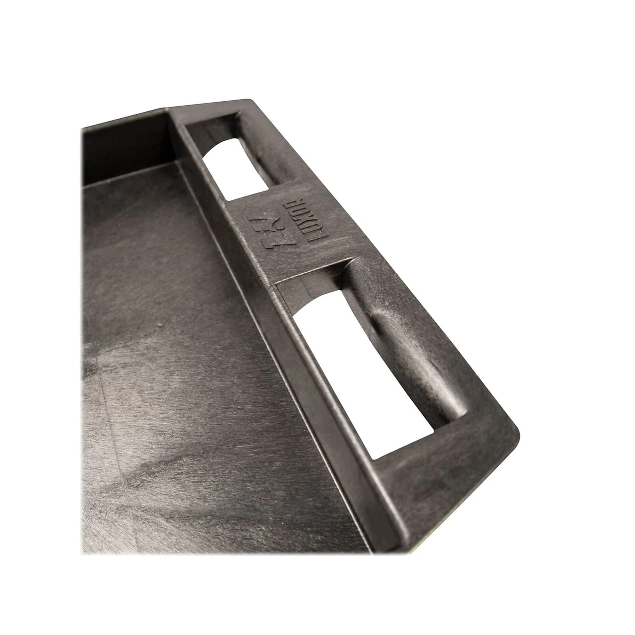 Luxor Workspaces 24"X 18" Plastic Utility Tub Cart- 2 Shelf, Black (SEC11-B) — product image 5