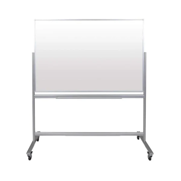 Luxor Workspaces 60"Wx40"H Mobile Magnetic Glass Board (MMGB6040)