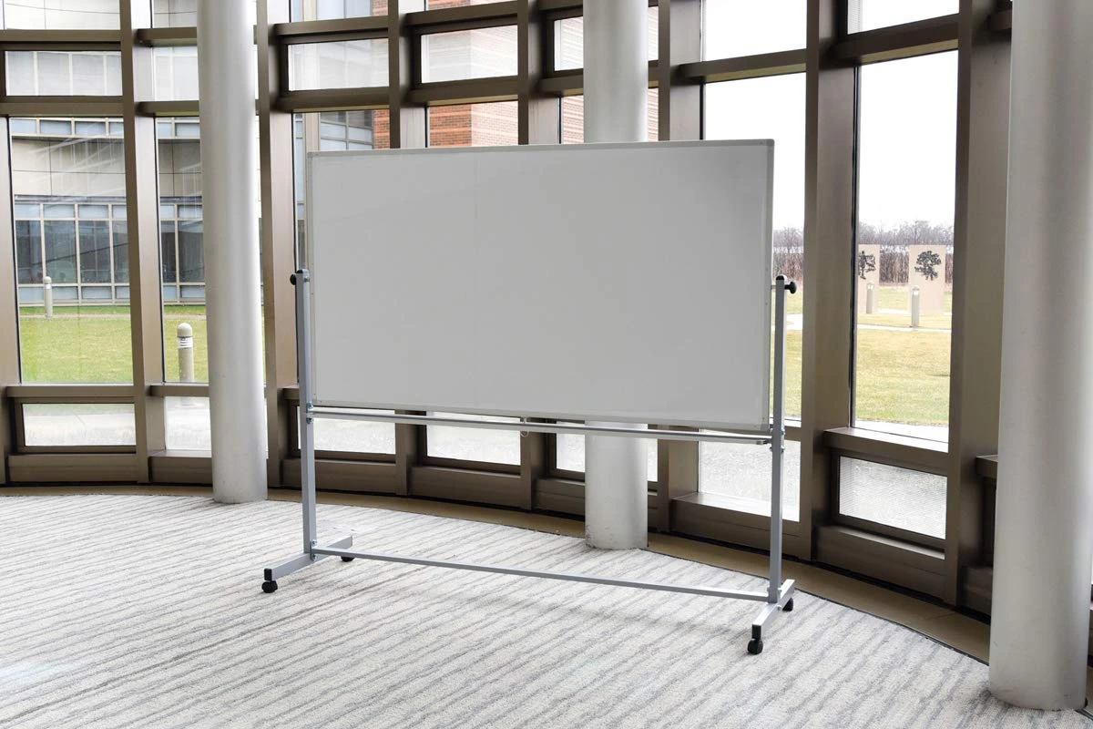 Luxor Workspaces 72"W X 48"H Double-Sided Magnetic Whiteboard (MB7248WW) — product image 3